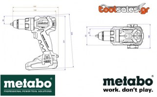 Δραπανοκατσάβιδο & Κατσαβίδι Κρουστικό METABO Combo Set 2.8.8 18V